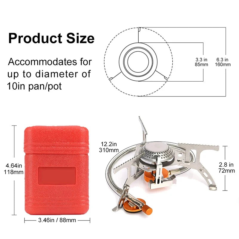 Portable 3500W Camping Gas Stove